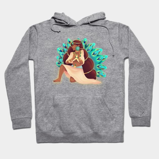 Egyptian Goddess Hoodie by Llythium